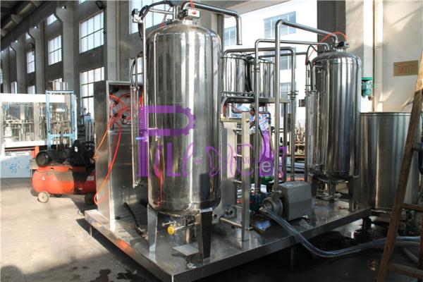 High Ratio Soft Drink Making Machine 9000L/H With CO2 Beverage