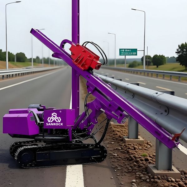Pile Driving Machine Resistant High Temperature Environments Hole Diameter 90-400mm Hydraulic Pile Driver