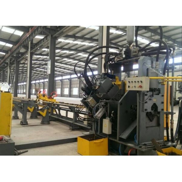 Substation Structure Manufacturing Automatic Cnc Angle Steel Punching Machine For Lattice Tower