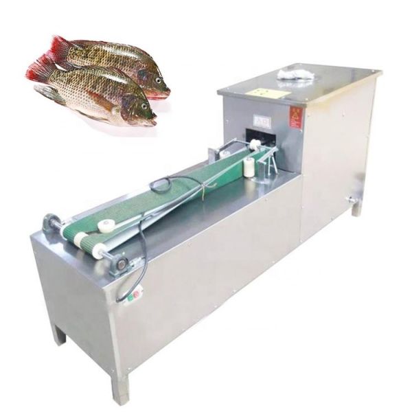 Small Tilapia Processing Equipment Cleaning Small Big Fish Scaling Killing 50-120pcs/Min