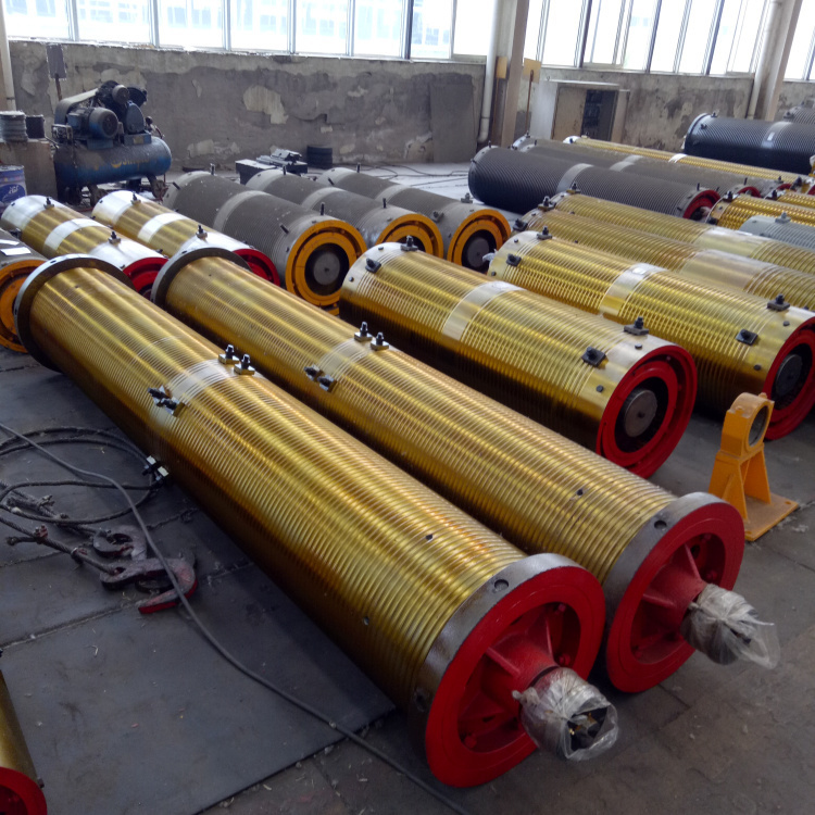 High-Temperature Resistant Steel Mill Crane Drum with Precision Machined Grooves and Customizable Configurations