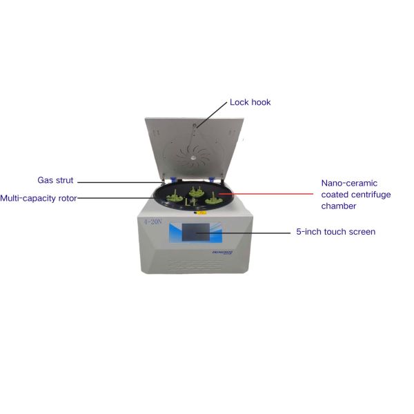Multi Rotor Bench Top Centrifuges Large Capacity Desktop Centrifuge For Lab Sample Separation 4-20N