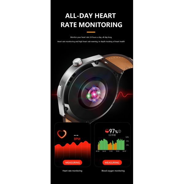 GS38 4G Smartwatch 1.62 Inch AMOLED 700mAh Battery GPS NFC