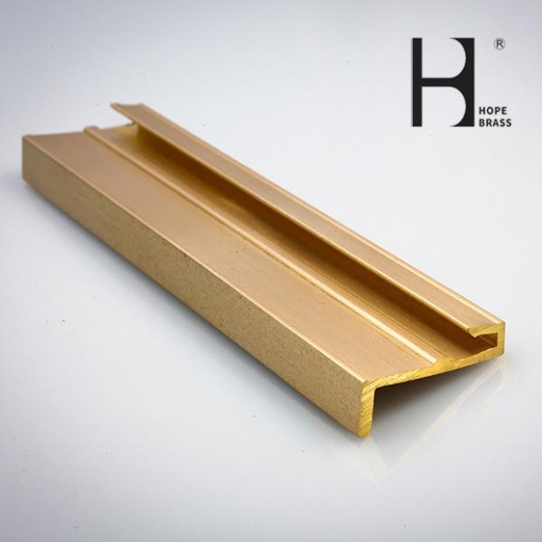 Copper Alloy Extrusion Profile Special shape brass profiles