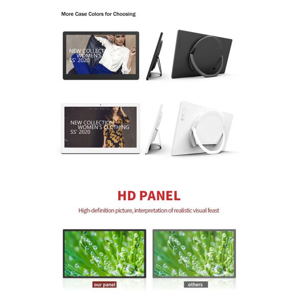 Ультра тонкий медиа-проигрыватель HD 4K 8K Lcd показывает экран касания автобуса CMS