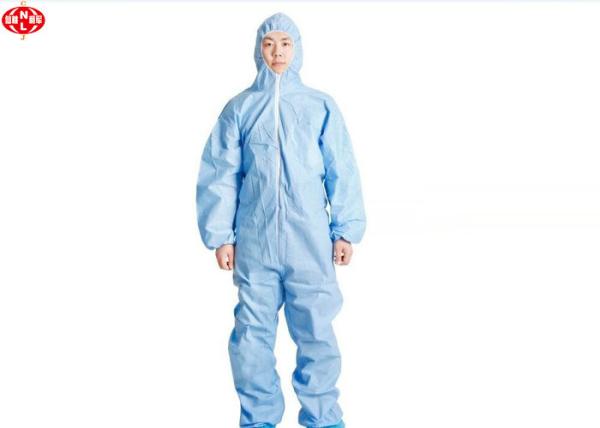 Polypropylene Pp Breathable Disposable Protective Coverall With Hood