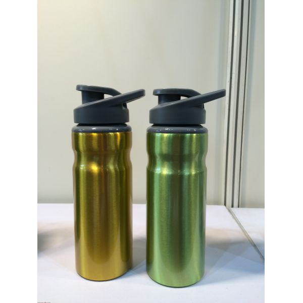 Wide Mouth Aluminium Sports Water Bottle / BPA Free Drink Bottles 750ml