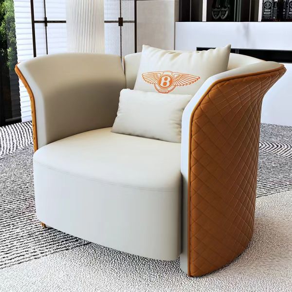 Club Guest Office Waiting Sofa Luxury Hotel Lobby Round Sofa