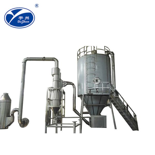 SS304/SS316L Fluidized Bed Granulator , LPG Spray Drying Equipment