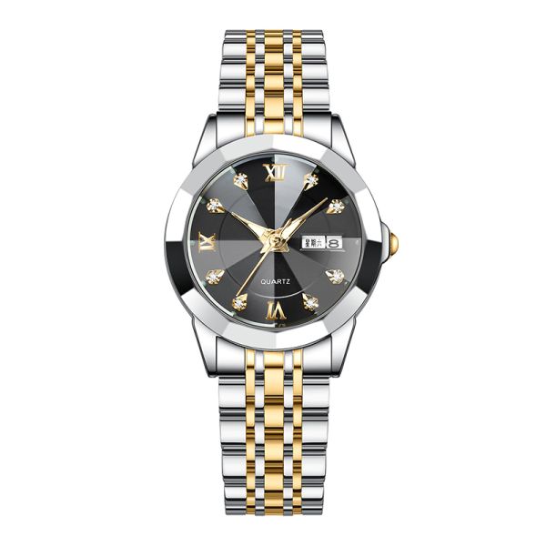 Swiss Waterproof Women'S Watch Luminous Double Calendar Watch For Women
