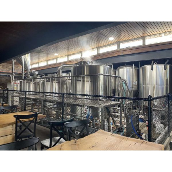 15BBL Beer Brewing Equipment Two SS304 Vessels In Brewhouse
