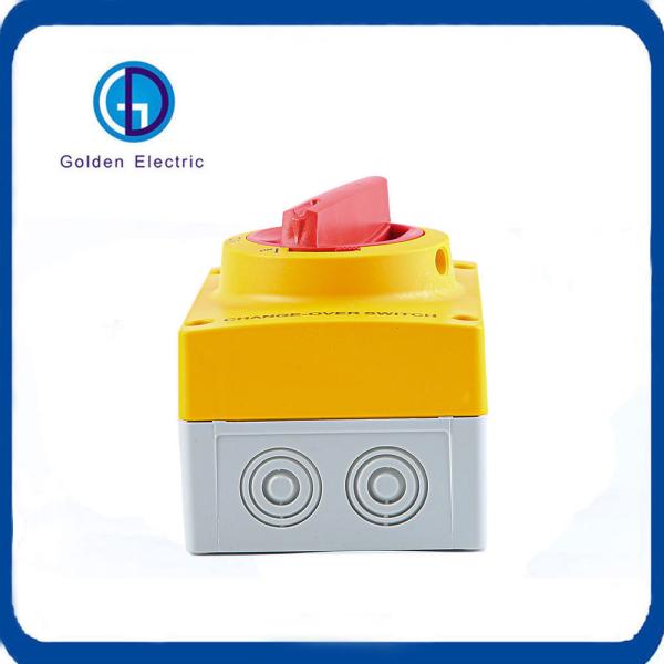 3p 4p 25A 40A 63A 220V-415V IP66 Revestimento de interruptor rotativo AC à prova d'água para mudança