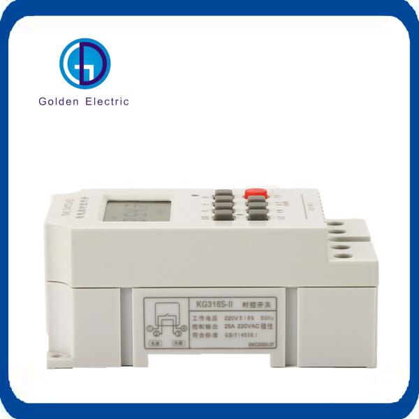 Controlos eletrónicos do interruptor de tempo Kg316s-II certificados CE para gestão precisa do tempo