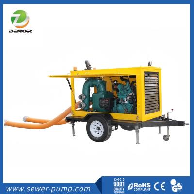 Large Capacity Diesel Pump Truck For Natural Disaster Relief And Sewage Treatment
