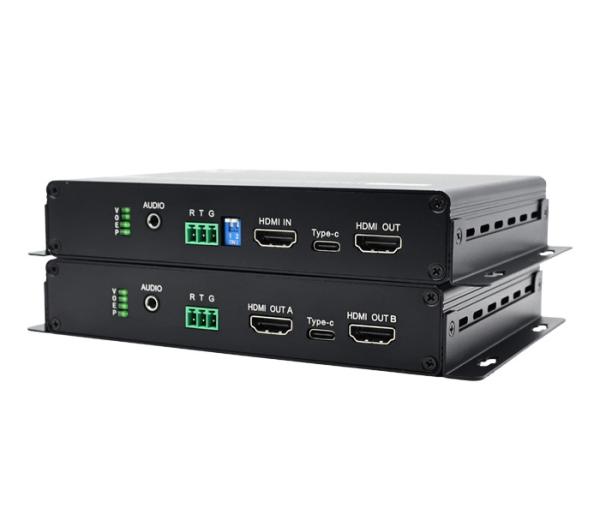 4K HDMI オプティカル エクステンダー 60Hz HDMI 2.0b& 10KM LC インターフェース
