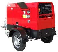 Motor móvel do reboque 600Amp - soldador diesel conduzido do arco do Tig do gerador de Genset da máquina de soldadura