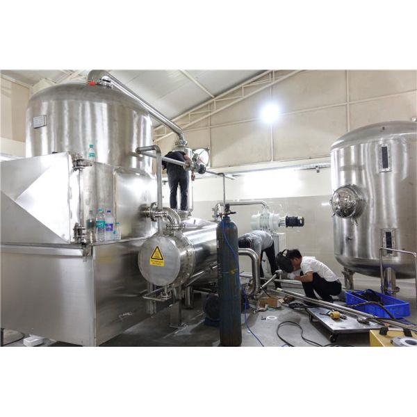 Low Noise Auto Vacuum Frying Equipment with Steam / Thermal Oil Heating