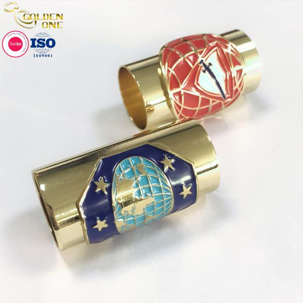 OEM Custom Logo Creative Design Silver Copper Soft Enamel Silver Slated  Wedding Gift Silk Scarf Buckle for Women