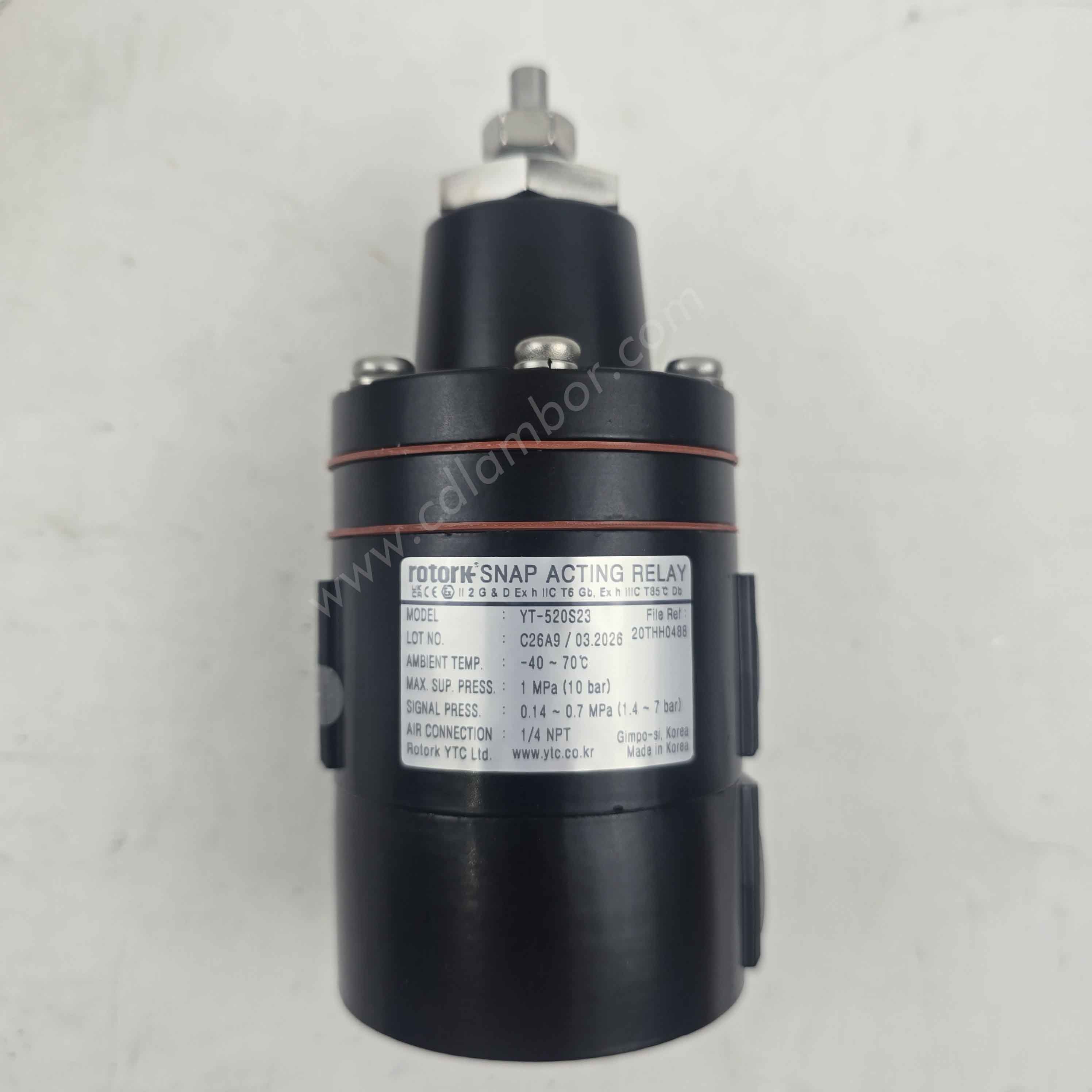 Rotork YT520 YT520 Snap acting relay YT520S23  Valve Positioner Accessories 