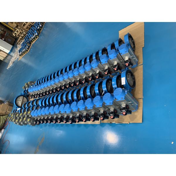 DN200 Высокопроизводительный пневматический клапан очистка воды клапан бабочки