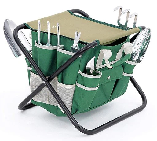 9 Piece Specialty Lady Garden Tool Set Heavy Duty Flower Design Garden Tool Set Gardening Tool With Bag