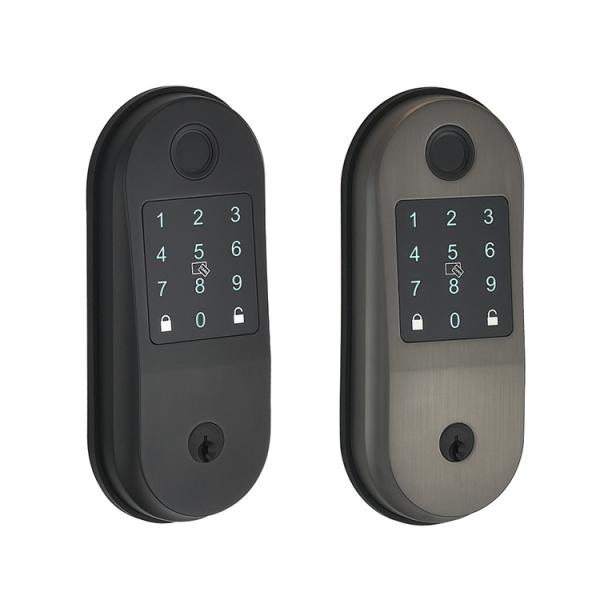 Arcylic Keyless Entry Door Lock Bluetooth Keypad Lock For Home Hotel