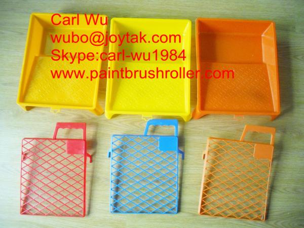 Professional Plastic Paint Roller Grid Paint Tray Painting Tools PT-014
