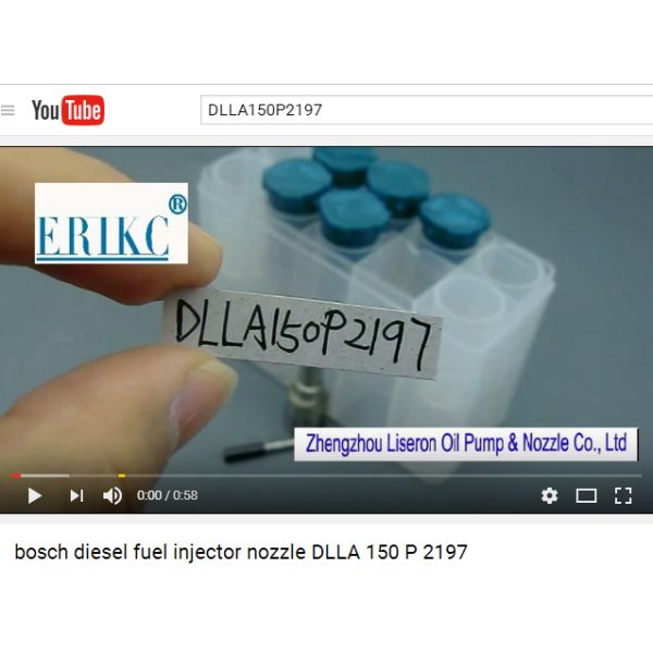 ERIKC DLLA150 P2197 For BOS injector needle nozzle DLLA 150 P 2197, nozzle assembly common rail 0 433 173197
