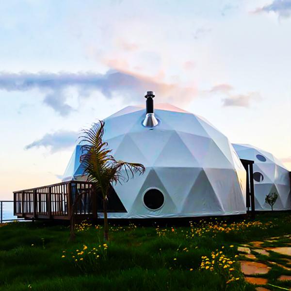 Hotel Decoration Igloo Geodesic Dome Tent Wind Resistant