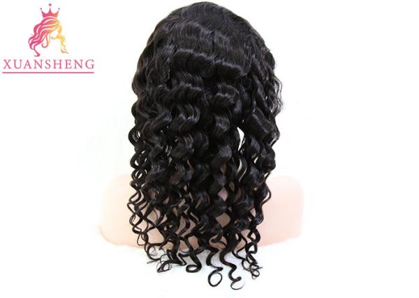 Loose Wave Full Lace Human Wigs 100% Virgin Human Hair 10-22 Length