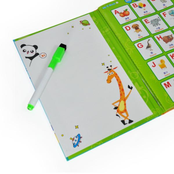 1.05 Pounds Alphabet Sound Book Custom ROHS Kids English Chinese Baby Toys Book