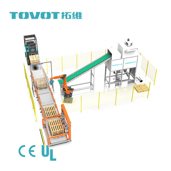 4 / 6 Axis Robotic Bag Emptying Machine SUS304 Stainless Steel