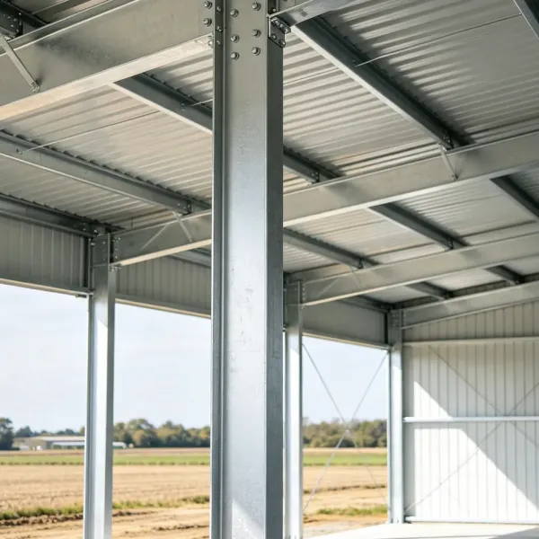 High Strength Load-Bearing Large Span Prefabricated Steel Structure Workshop for Industrial Buildings