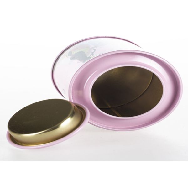 Mini Metal Tea Tins With Dome Lid