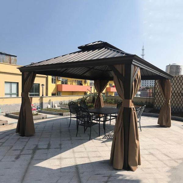 do jardim exterior do miradouro do conversível de capota dura de 10x10ft luxo moderno com tampa líquida