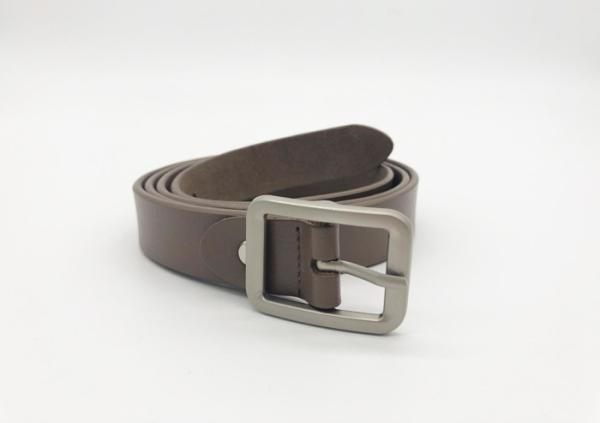 Women 'S Genuine Leather Casual Belt Adjustable Pin Buckle Wide 7/8”