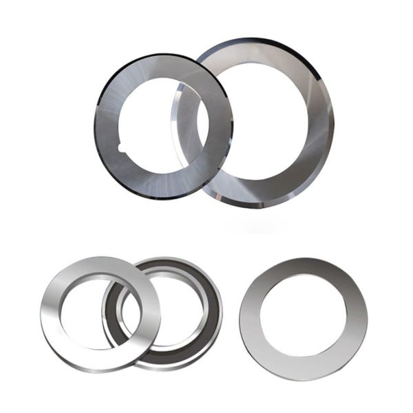 Cuchillos superior e inferior de carburo de tungsteno para cortar cuchillas circulares de batería