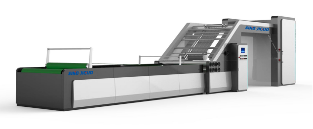 JIGUO FMZ-1450 High Speed Automatic Flute Laminating Machine,Max. Sheet Size：1450*1450mm，Surface paper thickness：150-600g/m²
