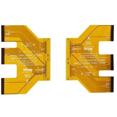 Polyimide PCB rígido flexível Fabricação de 4 mm raio de curvatura mínimo Compatível com a RoHS