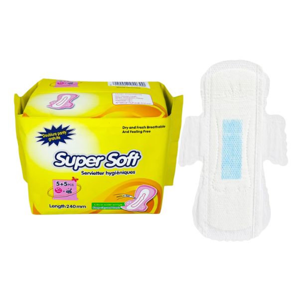 Женщины Макро уход оптом Производство хлопка Анионные санитарные салфетки Санитарные прокладки Женщины с отрицательными ионами