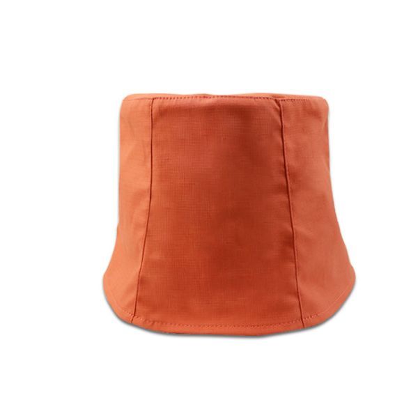 Люди женщин плоской зимы крышки ведра рыболова логотипа вышивки мягкой оранжевые удя шляпу