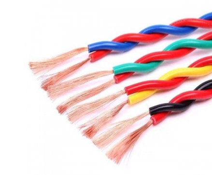 RVS Flexible Twisted Electrical Wire 4 6 10 mm PVC 2 Cores Twisted Pair Cable