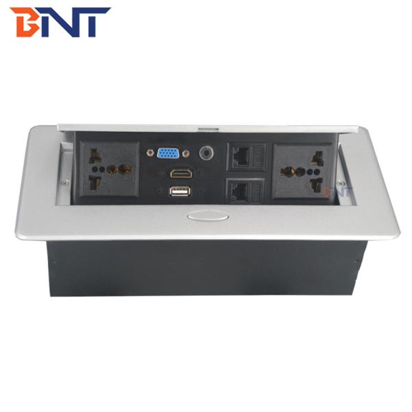 Muti-media conference table used pop up smart plug socket with usb