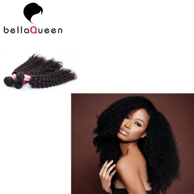 Real Tangle Free Mongolian Hair Extensions Natural Curly Human Hair Weave