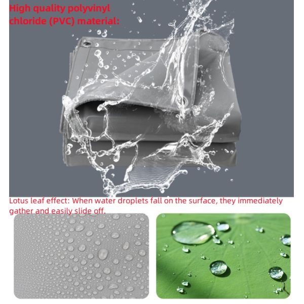 Green Woven Tarpaulin UV Resistant and Moisture-proof for Covering Outdoor Items