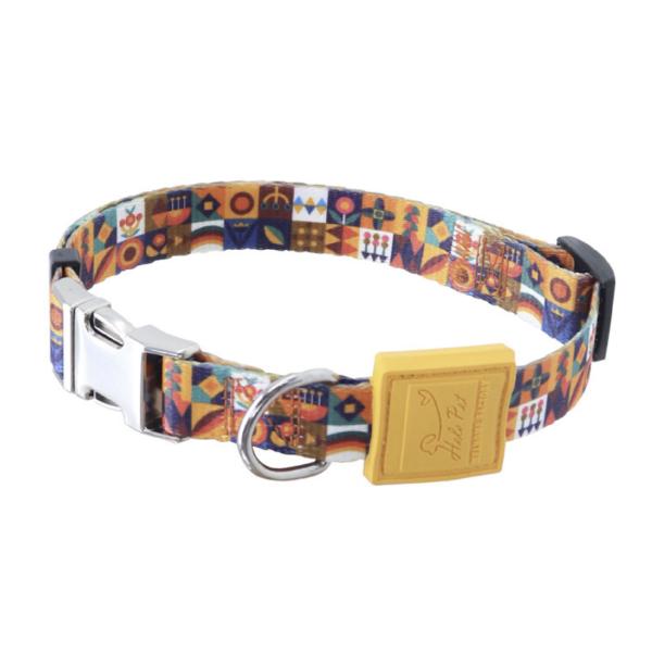 Collier pour animaux de compagnie en nylon avec boucle en métal – Durable, réglable, idéal pour tous les animaux