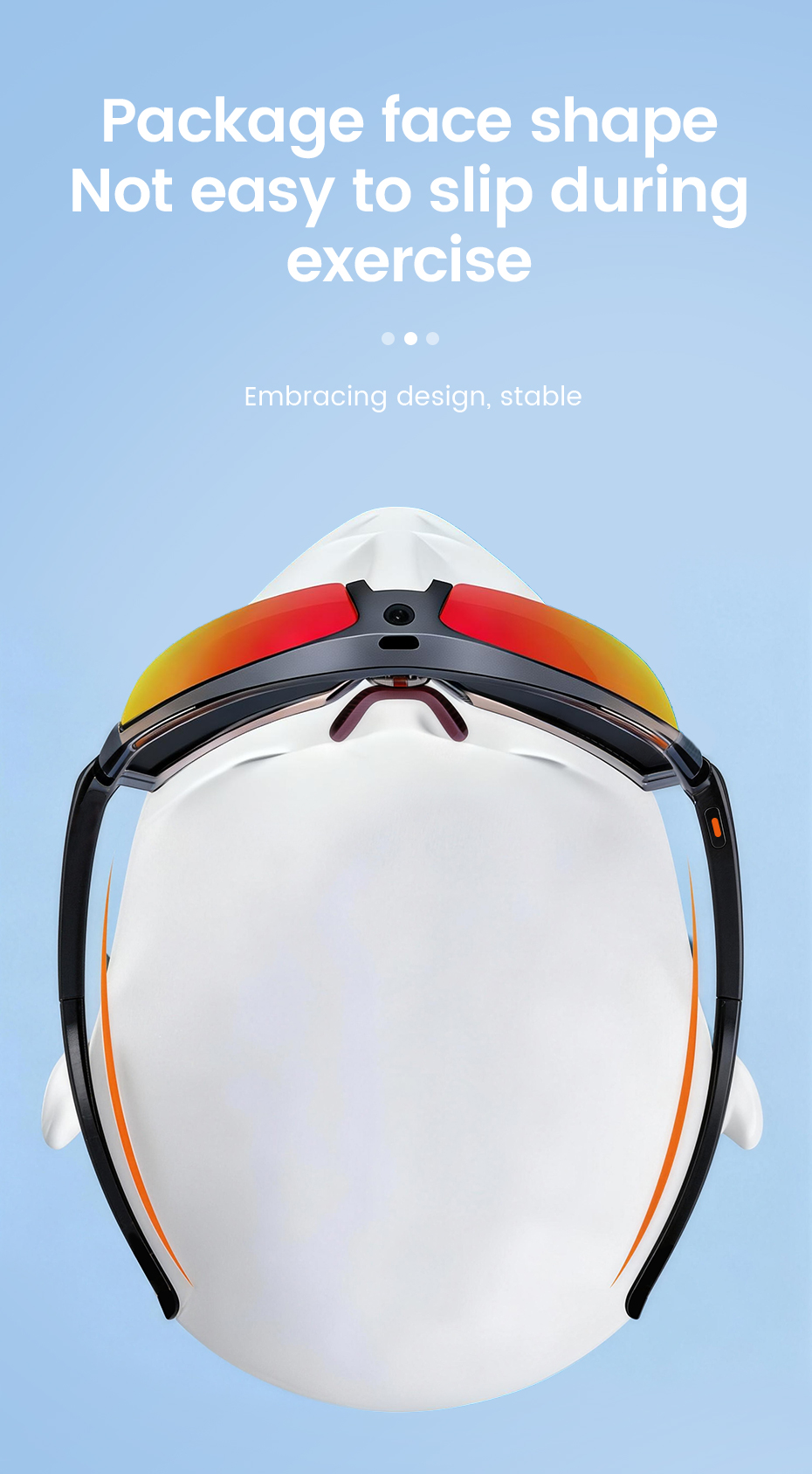 E08 Smart Glasses-1200P HD Video AI Object Recognition IP54 Waterproof Magnetic Charging Voice Control Semi-Open