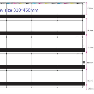 110-150C Laminating Temperature Hico 0.06mm Magnetic Stripe Coated Overlay For Magnetic Cards