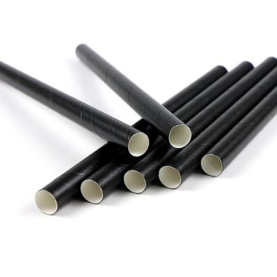 12mm 4 plys Paper Straws for Bubble Tea Drinking Customized Logo Customizable Design