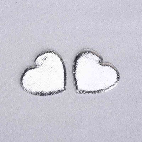 Heart Embellishment Applique Diy Craft Fabric Colorful Environmental Material
